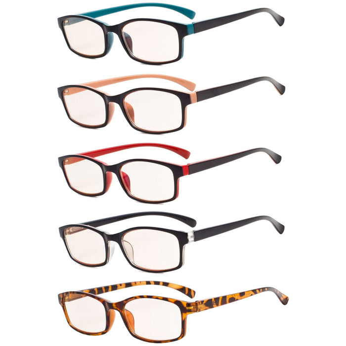 Eyekeeper - 5 Pack Stylish Computer Reading Glasses Cg177