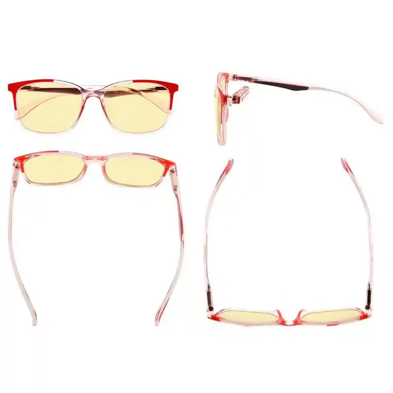 eyekeeper.com 5 Pack Rectangle Blue Light Blocking Readers TM9113 Eyeglasses