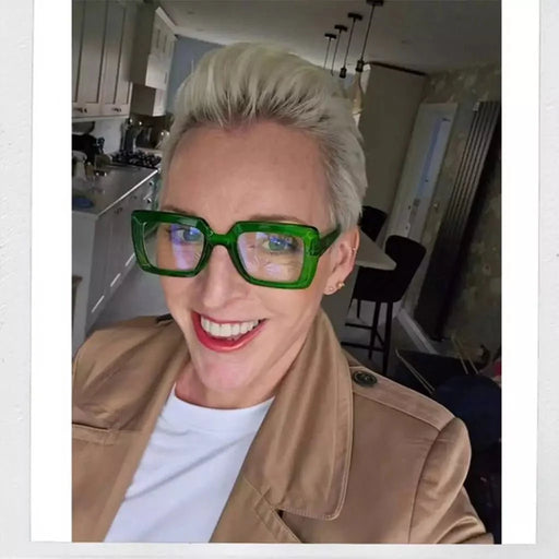 eyekeeper.com 5 Pack Rectangle Funky Reading Glasses Trendy Readers R2101 Eyeglasses