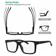 eyekeeper.com 5 Pack Rectangle Progressive Multifocus Reading Glasses M2142 Eyeglasses