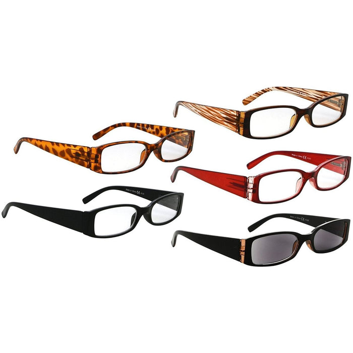 Eyekeeper - 5 Pack Reading Glasses 3-R040