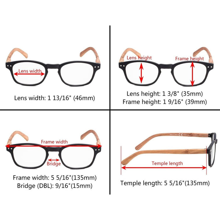 Eyekeeper - 5 Pack Reading Glasses R034