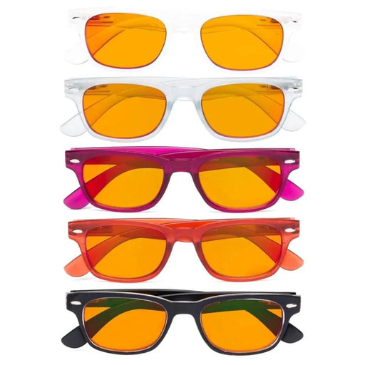 eyekeeper.com 5 Pack Retro Blue Light Blocking Reading Glasses DSFH4 Eyeglasses