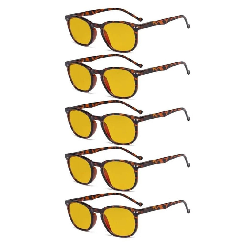 eyekeeper.com 5 Pack Retro Blue Light Blocking Reading Glasses HP065 Eyeglasses