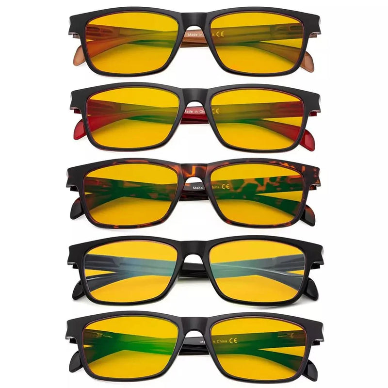 eyekeeper.com 5 Pack Retro Blue Light Blocking Reading Glasses HP090 Eyeglasses