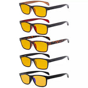 eyekeeper.com 5 Pack Retro Blue Light Blocking Reading Glasses HP090 Eyeglasses