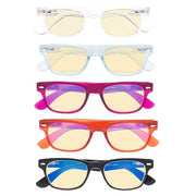 eyekeeper.com 5 Pack Retro Blue Light Blocking Reading Glasses TMFH4 Eyeglasses