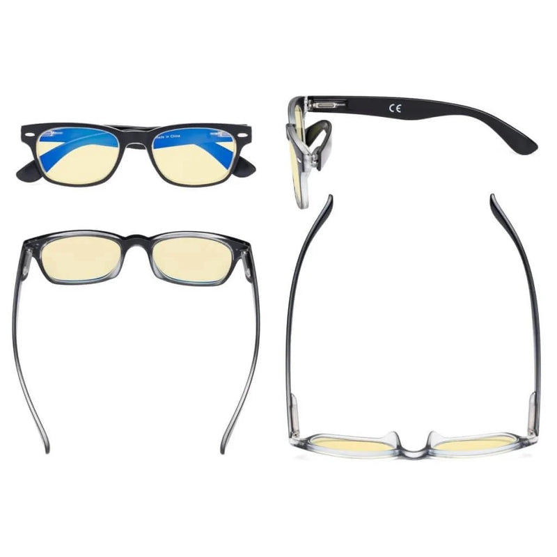 eyekeeper.com 5 Pack Retro Blue Light Blocking Reading Glasses TMFH4 Eyeglasses