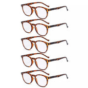 eyekeeper.com 5 Pack Retro Oval Reading Glasses Include Sunglasses R071 Eyeglasses