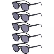 eyekeeper.com 5 Pack Retro Oval Reading Glasses Include Sunglasses R071 Eyeglasses