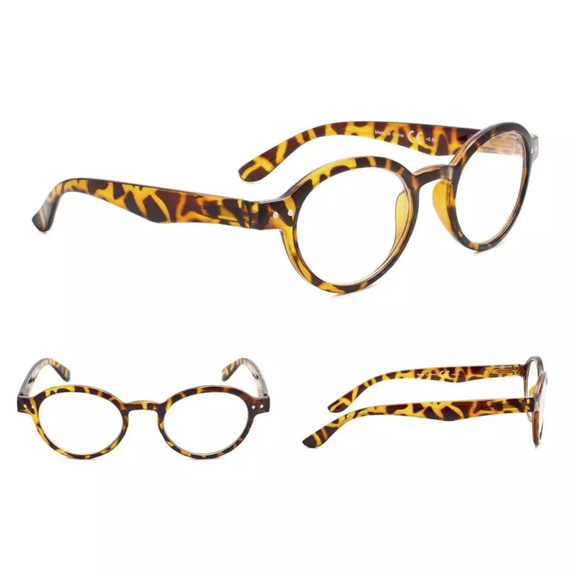 eyekeeper.com 5 Pack Retro Round Reading Glasses Include Sunglasses R070 Eyeglasses