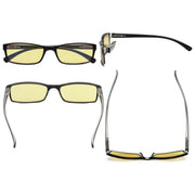 eyekeeper.com 5 Pack Small Lens Blue Light Blocking Readers TMCG178 Eyeglasses