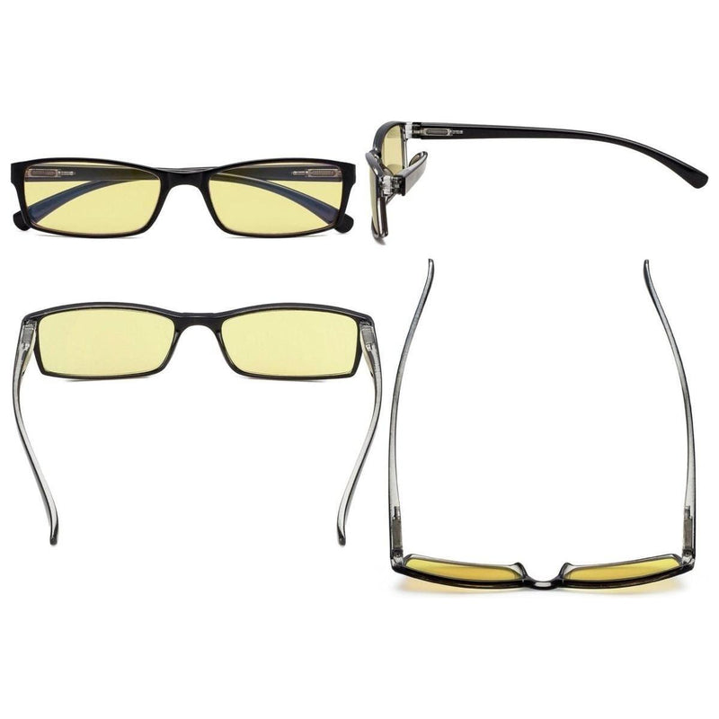 eyekeeper.com 5 Pack Small Lens Blue Light Blocking Readers TMCG178 Eyeglasses