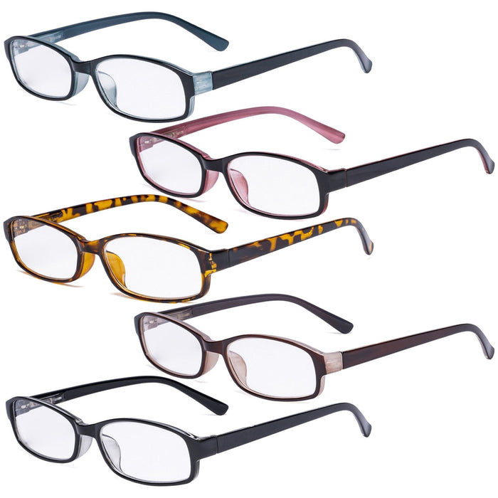 Eyekeeper - 5 Pack Fashion Reading Glasses R908K