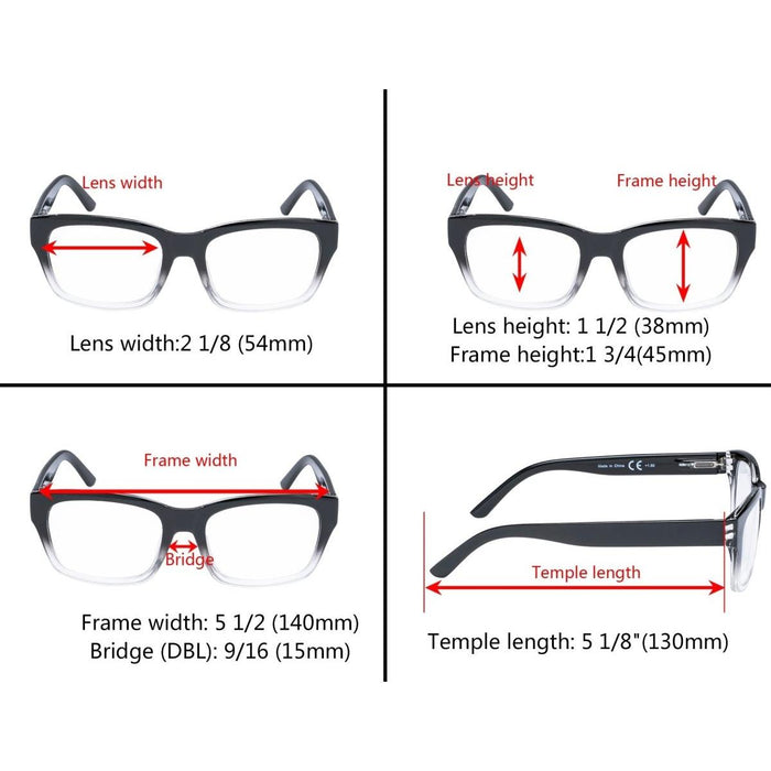 Eyekeeper - 5 Pack Reading Glasses R045