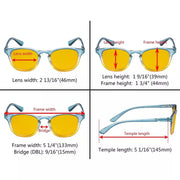 eyekeeper.com 5 Pack Stylish Blue Light Blocking Readers HP144 Eyeglasses