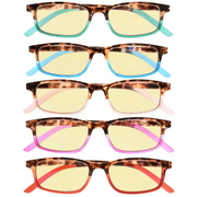 eyekeeper.com 5 Pack Stylish Blue Light Blocking Readers TMCG111 Eyeglasses