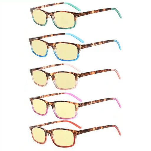eyekeeper.com 5 Pack Stylish Blue Light Blocking Readers TMCG111 Eyeglasses