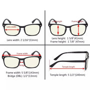 eyekeeper.com 5 Pack Stylish Blue Light Blocking Readers TMCGT1801 Eyeglasses