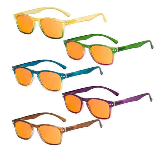 eyekeeper.com 5 Pack Stylish Blue Light Blocking Reading Glasses DS046 Eyeglasses