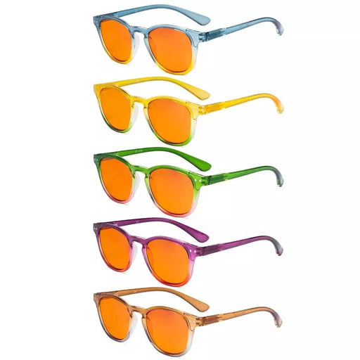 eyekeeper.com 5 Pack Stylish Blue Light Blocking Reading Glasses DS144 Eyeglasses