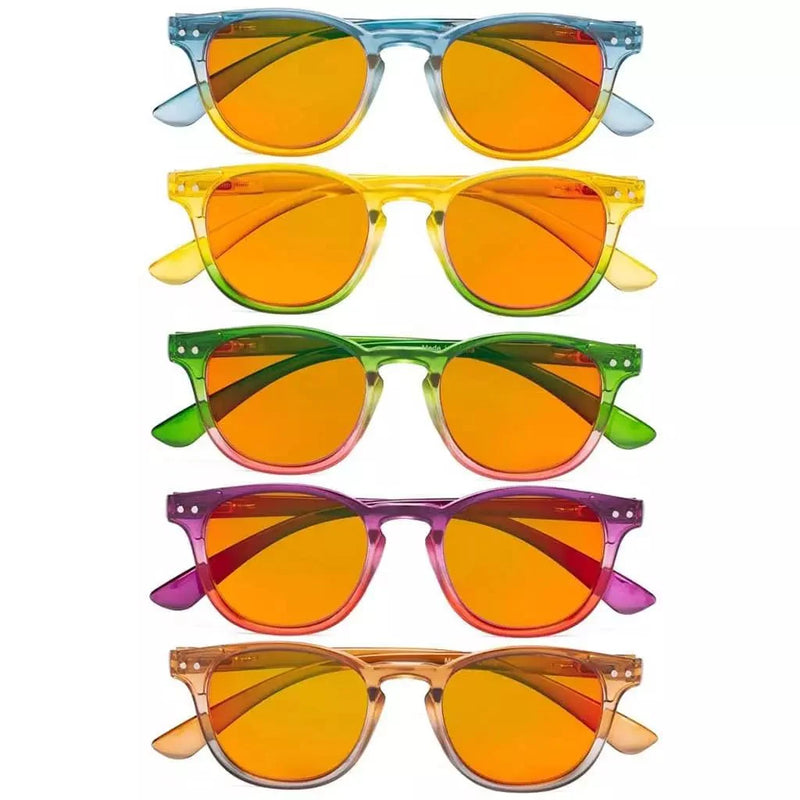 eyekeeper.com 5 Pack Stylish Blue Light Blocking Reading Glasses DS144 Eyeglasses