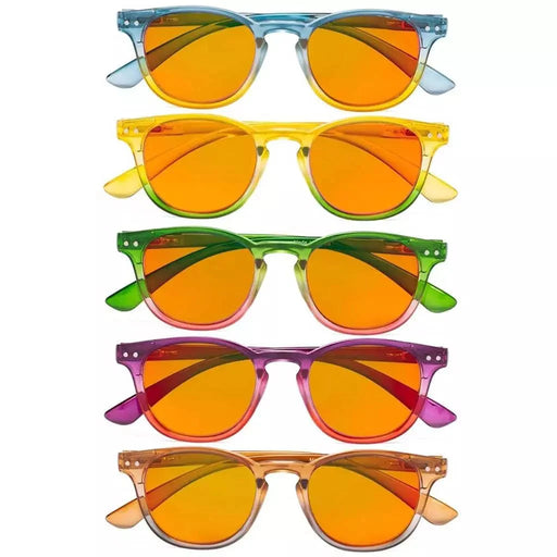 eyekeeper.com 5 Pack Stylish Blue Light Blocking Reading Glasses DS144 Eyeglasses