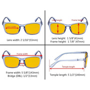 eyekeeper.com 5 Pack Stylish Blue Light Blocking Reading Glasses HP1801 Eyeglasses