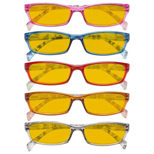 eyekeeper.com 5 Pack Stylish Blue Light Blocking Reading Glasses HP1803 Eyeglasses