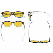 eyekeeper.com 5 Pack Stylish Blue Light Blocking Reading Glasses HP9111 Eyeglasses