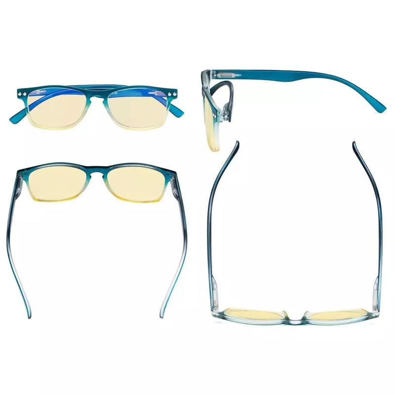 eyekeeper.com 5 Pack Stylish Blue Light Blocking Reading Glasses TM046 Eyeglasses