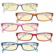 eyekeeper.com 5 Pack Stylish Blue Light Blocking Reading Glasses TMCGT1803 Eyeglasses