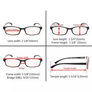 eyekeeper.com 5 Pack Stylish Blue Light Filter Computer Reading Glasses CG177 Eyeglasses