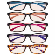 eyekeeper.com 5 Pack Stylish Blue Light Filter Computer Reading Glasses CG177 Eyeglasses