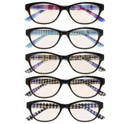 eyekeeper.com 5 Pack Stylish Blue Light Filter Reading Glasses UVR074 Eyeglasses