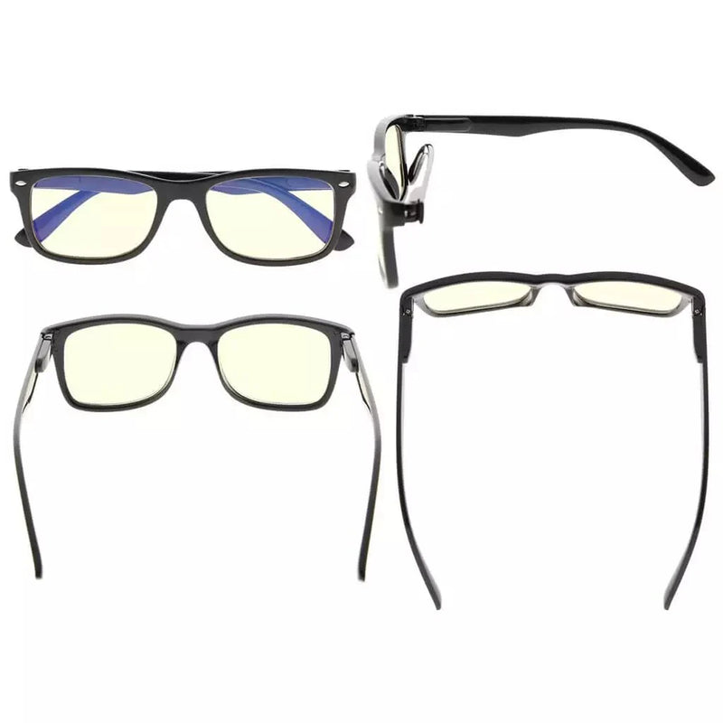eyekeeper.com 5 Pack Stylish Blue Light Filter Reading Glasses UVR075 Eyeglasses