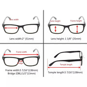 eyekeeper.com 5 Pack Stylish Blue Light Filter Reading Glasses UVR075 Eyeglasses