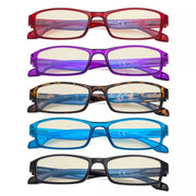 eyekeeper.com 5 Pack Stylish Blue Light Filter Reading Glasses UVR9102 Eyeglasses