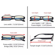 eyekeeper.com 5 Pack Stylish Blue Light Filter Reading Glasses UVR9102 Eyeglasses
