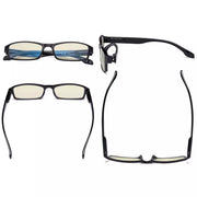 eyekeeper.com 5 Pack Stylish Blue Light Filter Reading Glasses UVR9102 Eyeglasses