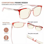 eyekeeper.com 5 Pack Stylish Blue Light Filter Reading Glasses UVR9113 Eyeglasses