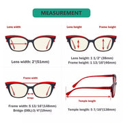 eyekeeper.com 5 Pack Stylish Cat-eye Blue Light Filter Reading Glasses UV2127 Eyeglasses