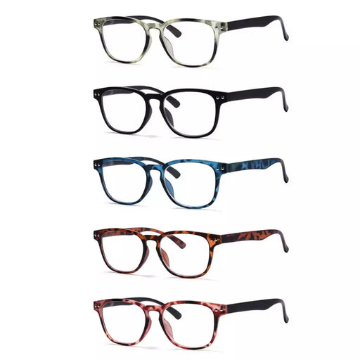 eyekeeper.com 5 Pack Stylish Fashionable Oval Reading Glasses R079 Eyeglasses