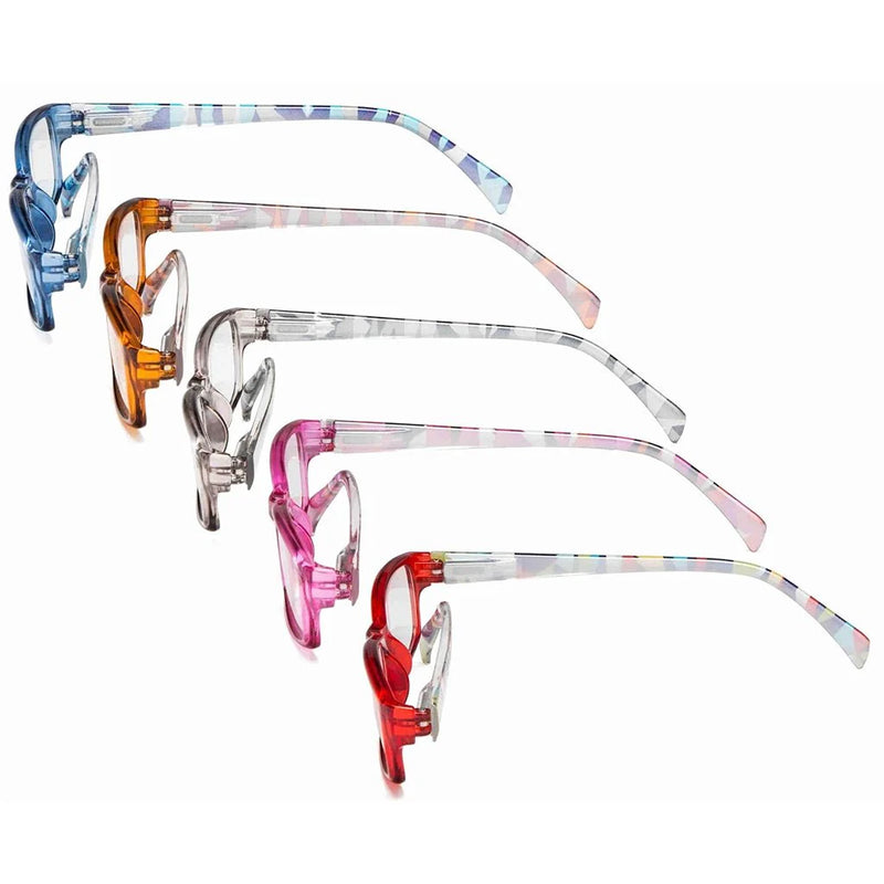 eyekeeper.com 5 Pack Stylish Funky Reading Glasses Chic Readers RT1803-A Eyeglasses
