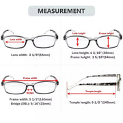 eyekeeper.com 5 Pack Stylish Pattern Design Reading Glasses Comfortable Readers R177N Eyeglasses