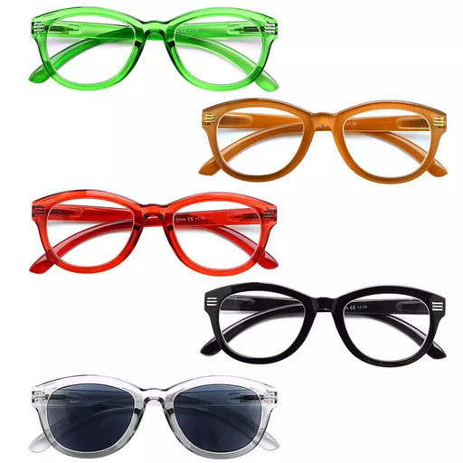 eyekeeper.com 5 Pack Stylish Reading Glasses Cat-eye Eyeglasses R2107 Eyeglasses
