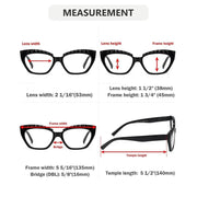 eyekeeper.com 5 Pack Stylish Reading Glasses Cat-eye Readers R2126 Eyeglasses