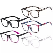 eyekeeper.com 5 Pack Stylish Reading Glasses Pattern Arms Readers RT1801 Eyeglasses