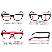 eyekeeper.com 5 Pack Stylish Reading Glasses RT1802 Eyeglasses
