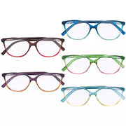eyekeeper.com 5 Pack Stylish Reading Glasses Two-tone Readers RFH2 Eyeglasses